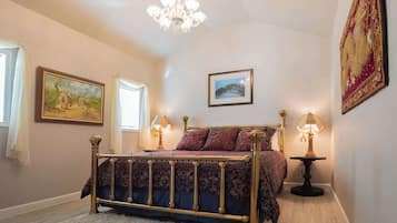 Cabin, 1 King Bed, Patio, Pool View (Tank House) | 1 bedroom, individually decorated, individually furnished, bed sheets