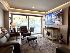 Smart TV, video games, books, stereo - Beachfront 2BR Condo w/ Ocean Views, Huge Balcony & 8 Pools (Puerto Vallarta)