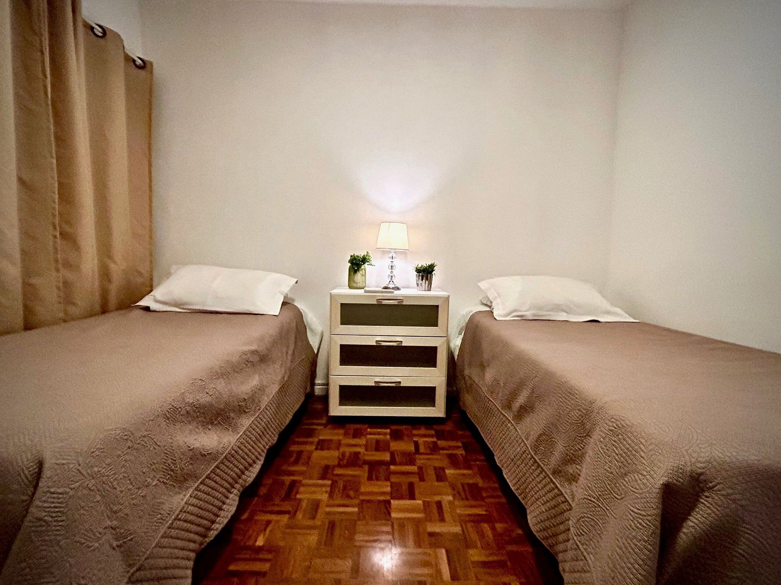 Apartment | Laptop workspace, blackout drapes, iron/ironing board, free WiFi