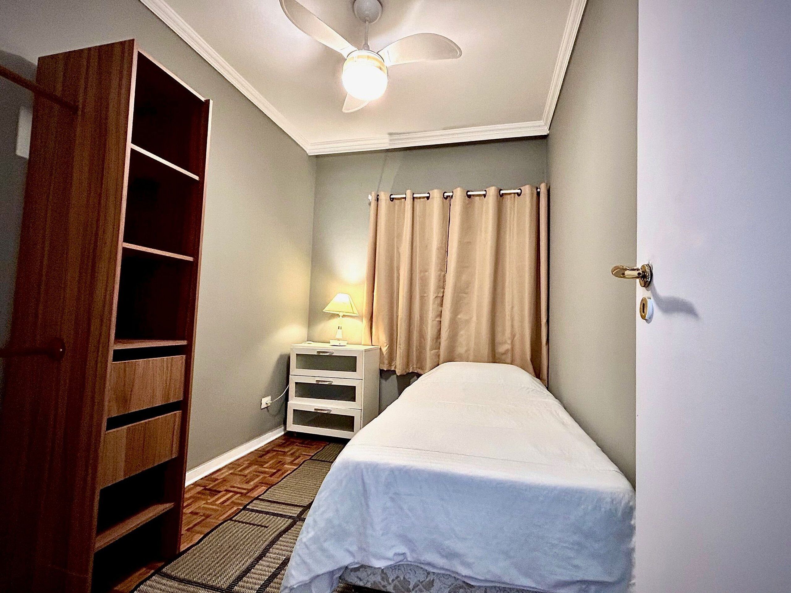 Apartment | Laptop workspace, blackout drapes, iron/ironing board, free WiFi