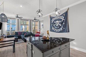 Interior - Pirate's Pearl | Steps to Beach | Pool | Balcony (Panama City Beach)