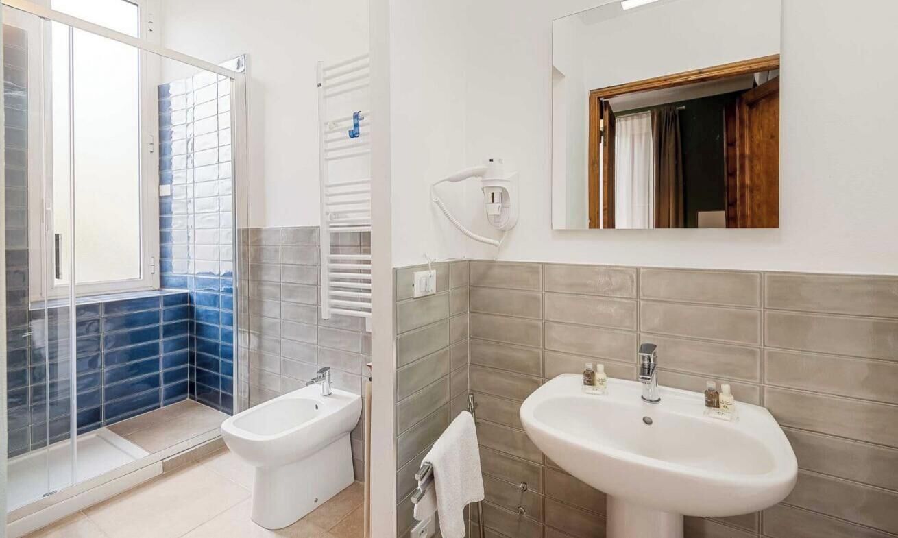 Dusche, Bidet, Toilettenpapier