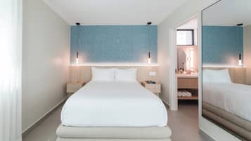 Studiosvit Executive - pentry - utsikt mot staden | Sängtillbehör av högsta kvalitet, bäddmadrasser och skrivbord