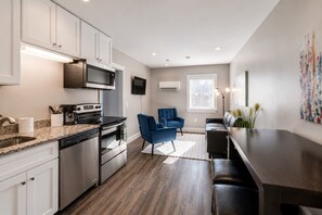 Coffee/tea maker, fridge, microwave, oven - Historic Church Condo Combo in East Nashville (Nashville)