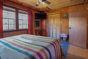Cabin, Multiple Beds, Patio, Pool View (Cypress Creek Cabin) | 1 bedroom, individually decorated, individually furnished, bed sheets - Cypress Creek Cabin Stay for 6 - Pool, Hot Tub (Comfort)