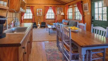 Cabin, Multiple Beds, Patio, Pool View (Cypress Creek Cabin) | Interior