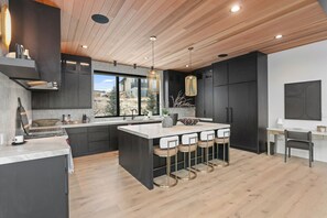 Fridge, microwave, oven, dishwasher - NEW! Luxury 6BR w/ Hot Tub, Firepit & Deer Valley Access (Daniel)