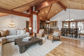 TV, fireplace - NEW! 5BR Retreat w/ Hot Tub at Deer Valley Base (Park City)