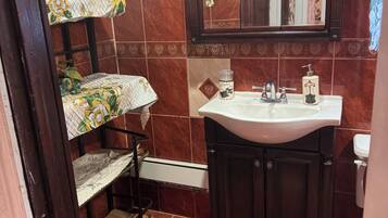 Towels, soap, toilet paper