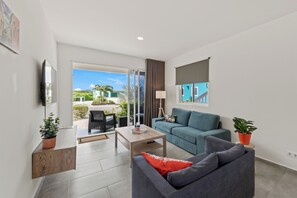 Apartment, Balcony, Park View | Living area - Ocean Hibiscus Punta Azul Resort  (Westpunt)