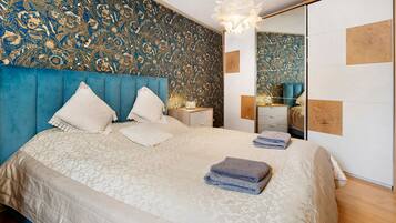 1 chambre, fer et planche Ă repasser, Wi-Fi, draps fournis