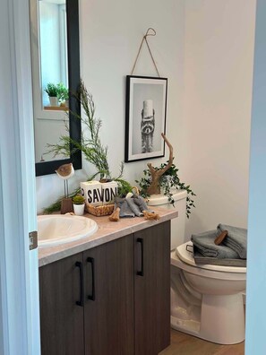 Appartamento Standard, 3 camere da letto, vista spiaggia | Bagno