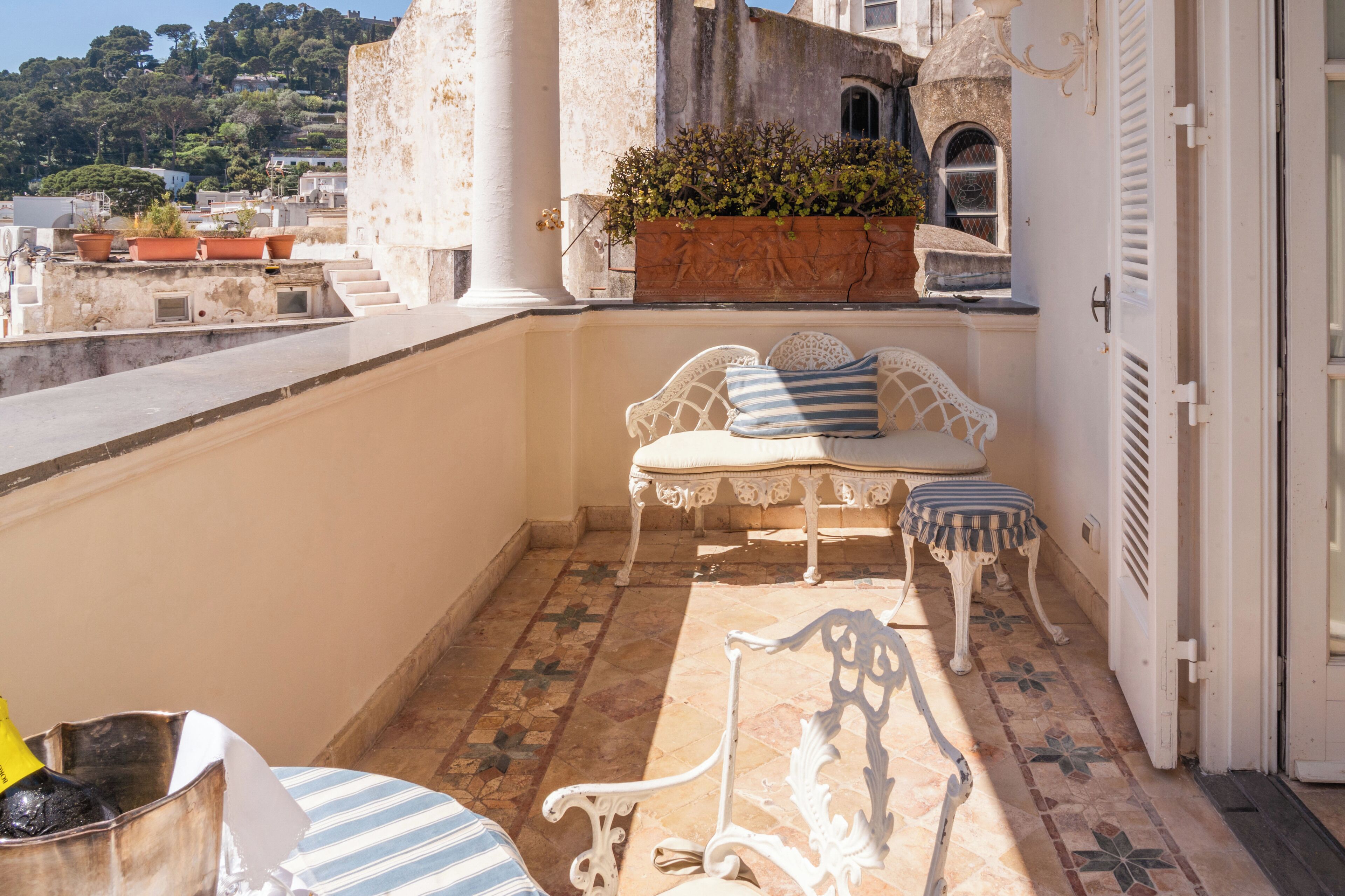 华丽客房, 海景, 转角 | 露台