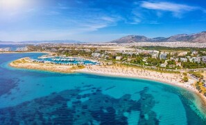 In-room safe, laptop workspace, soundproofing, iron/ironing board - Anghel Hotel (Glifada)