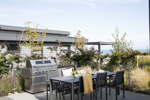 Outdoor dining - Coastal Lodge at Seaham Hall (Seaham)