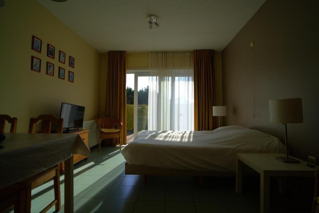 Standaard studio, balkon | Een laptopwerkplek, gratis wifi, beddengoed