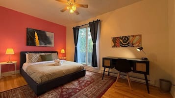 Bureau, fer et planche à repasser, Wi-Fi, literie fournie