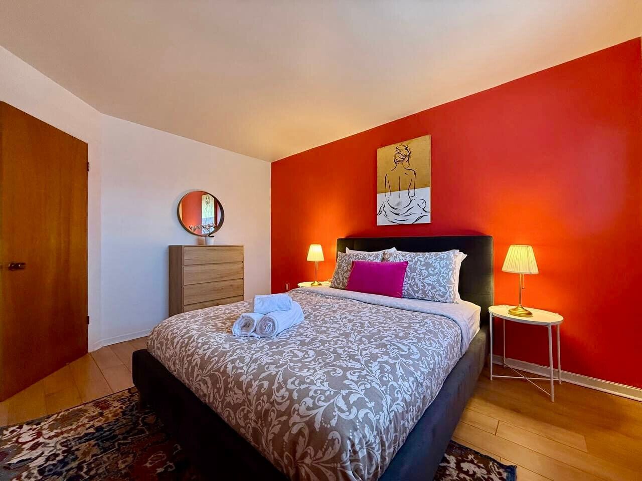 1 chambre, fer et planche à repasser, Wi-Fi, draps fournis