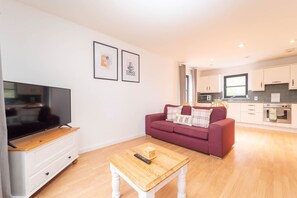 TV, books - Nevis Croft Apartment 1 (Fort William)