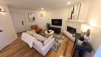 TV connectée, cheminée