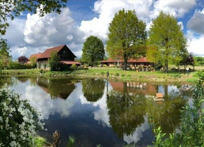 House with lake view