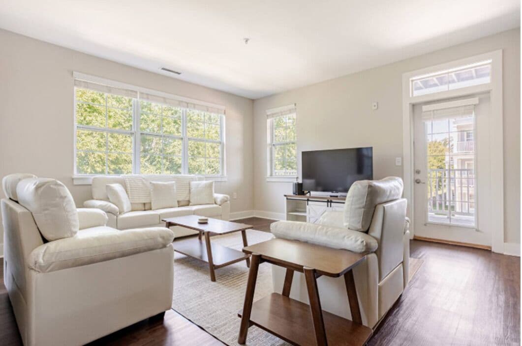 TV connectée, cheminée, livres