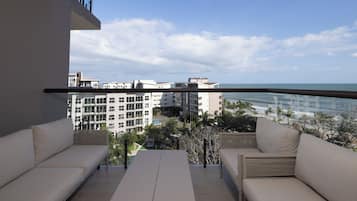 Luxury Apartment, Balcony, Beach View | Property grounds