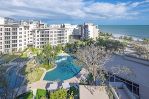 Luxury Apartment, Balcony, Beach View | Exterior - Olas del Mar by Playa Caracol Resorts (Punta Chame)