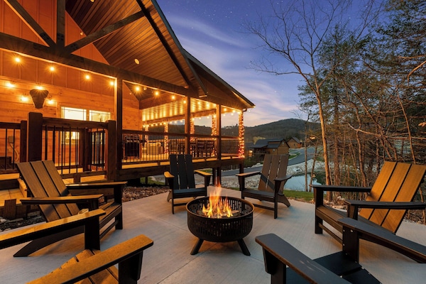 Gather around the fire pit and enjoy cool evenings outdoors.