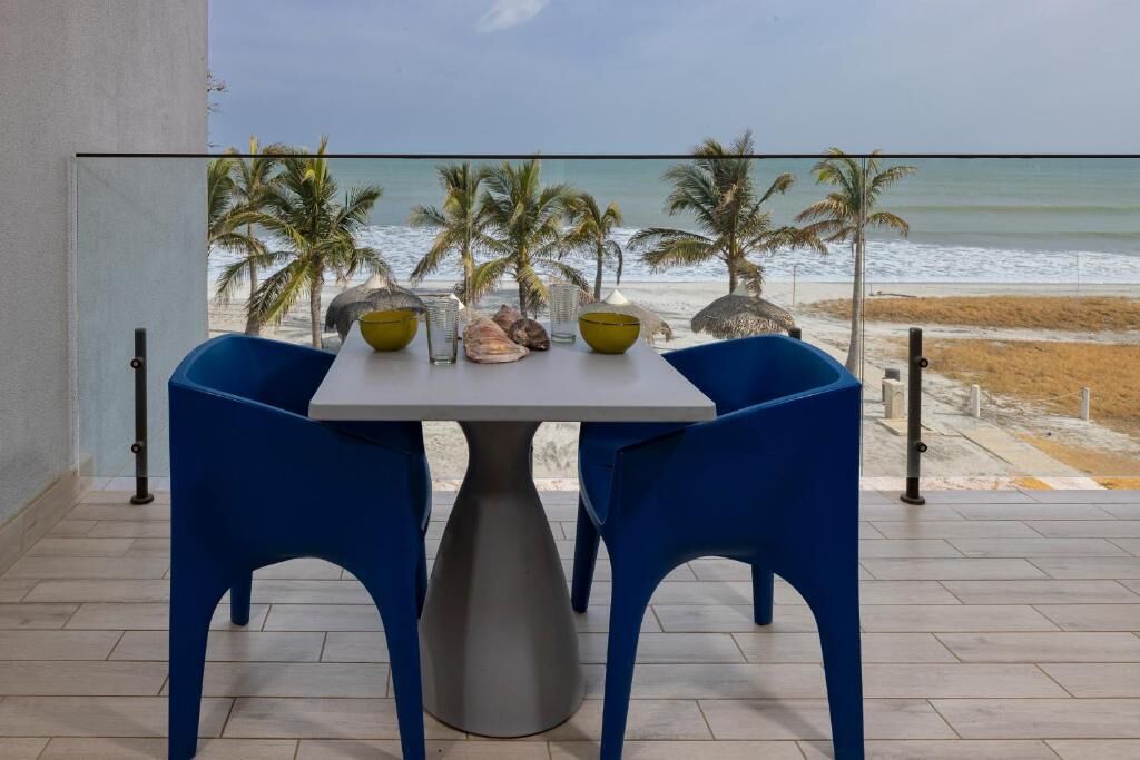 Apartment, Balcony, Sea View | Outdoor dining
