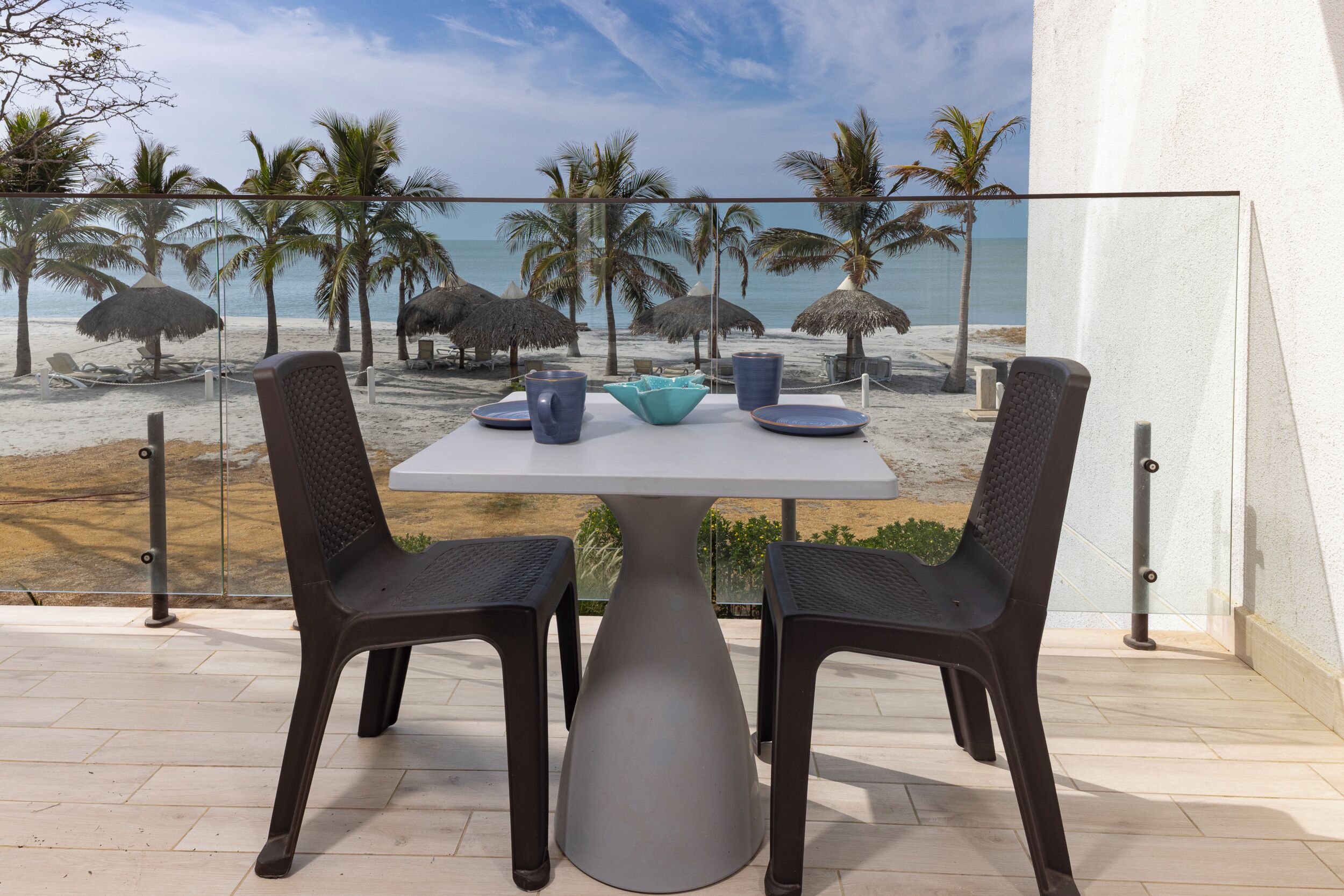 Departamento, balcón, vista al mar | Terraza o patio