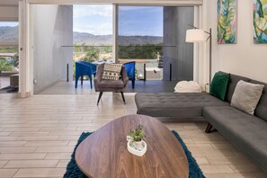 Appartement, balcon, vue mer | Coin séjour