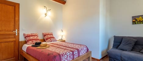 1 chambre, Wi-Fi, draps fournis