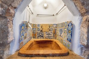 Shower, hair dryer, bidet, towels - Trullo Venneri - 4 places with sea view, patio (Alliste)