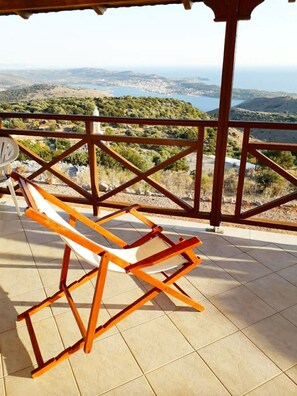 House, Smoking - Ionian Balcony Davgata (Kefalonia)