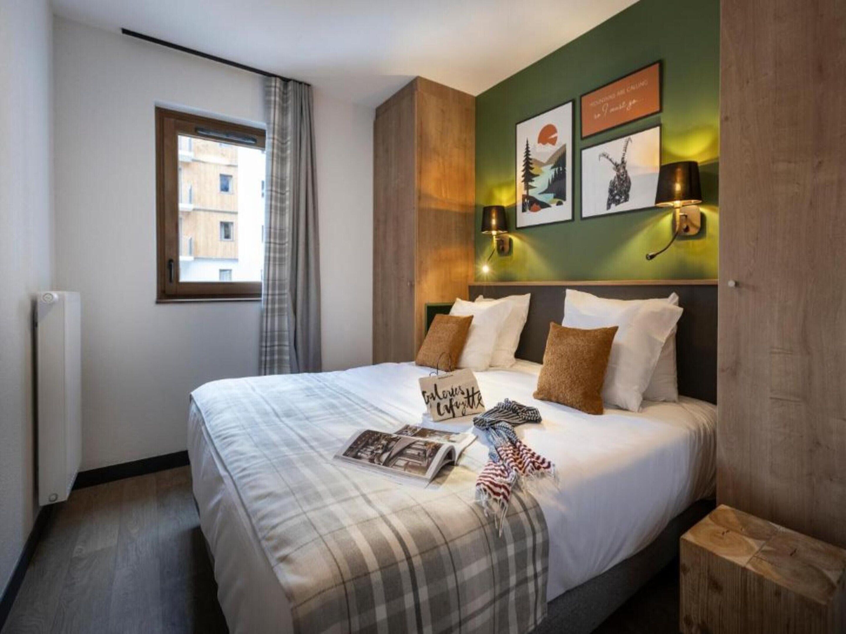 Apartment | 2 bilik tidur, cadar katil 
