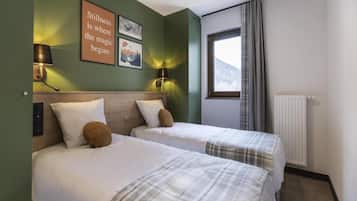 Apartamento | 2 quartos, roupa de cama