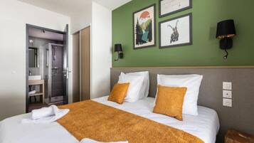 2 chambres, draps fournis