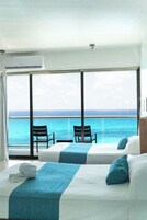 Triple Room, Balcony, Ocean View | In-room safe, blackout drapes, free WiFi
