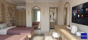 豪華客房, 陽台, 海景 | 免費無線上網