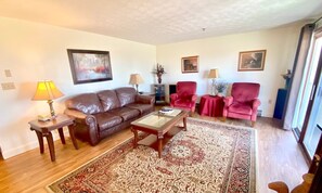 Living area - Condo in Wells - 1 bedroom, stair access only (Wells)