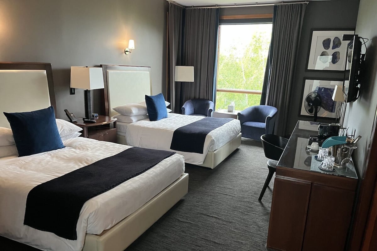 Hypo-allergenic bedding, in-room safe, individually decorated