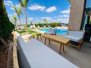 Outdoor pool - Villa with private pool, billiards - Marrakech (Marrakech)