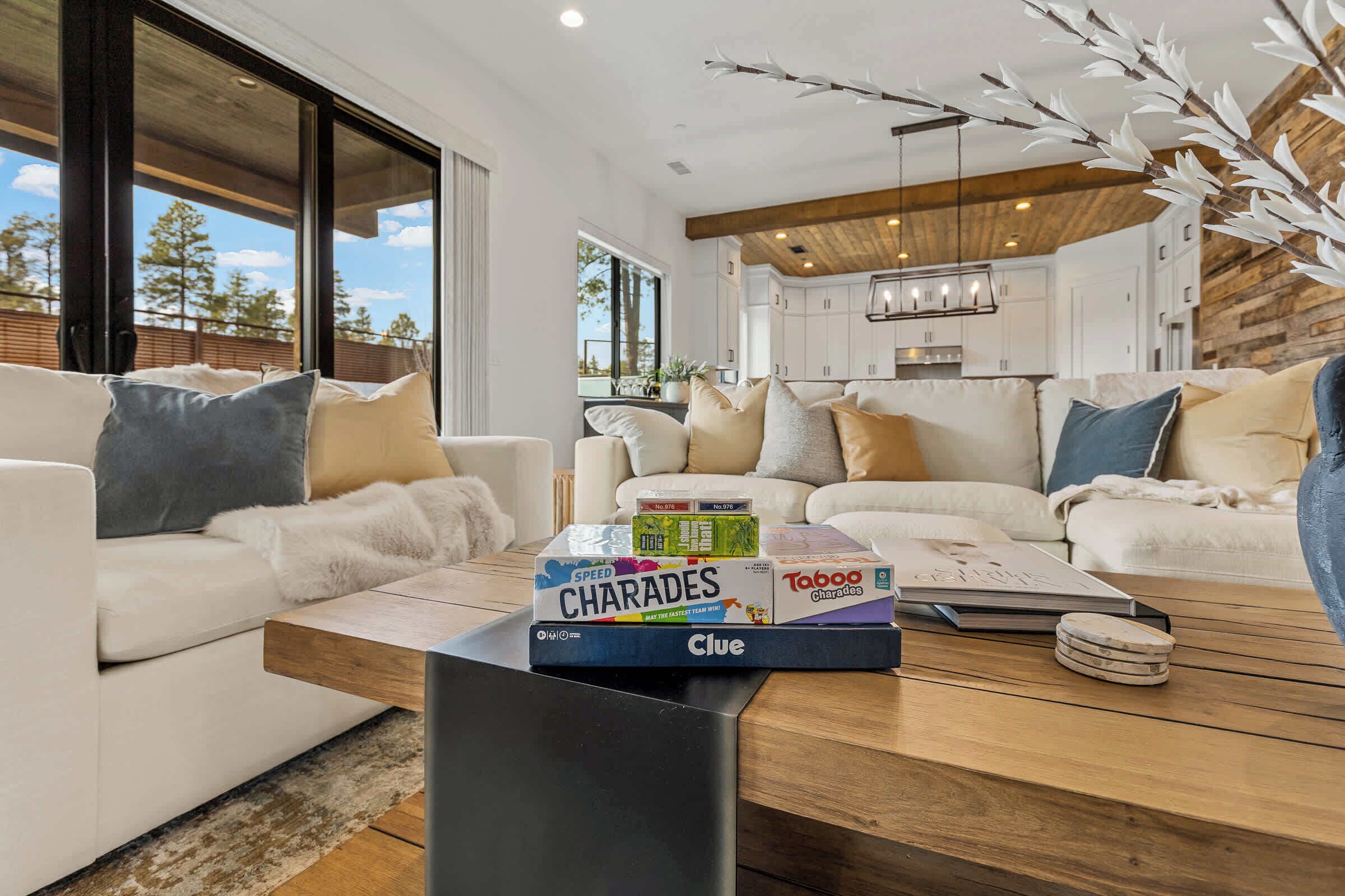 TV, fireplace, offices