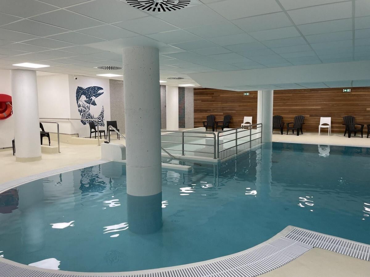 Indoor pool, a heated pool