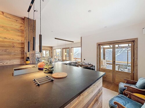 Landhaus, Erdgeschoss, terrasse, balkon, kamin oder ofen für holz, 200m², La Rosière
