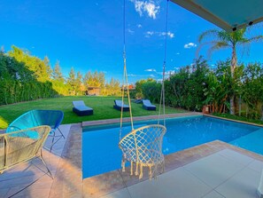 Outdoor pool - Villa Luxe Golf - Swimming pool & Cinema (Marrakech)