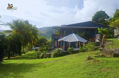 Island View Estate with a spectacular view and privacy, creating tranquility.