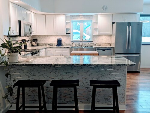 Secluded modern house minutes from town with direct tundra and bike path access.