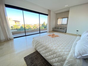 4 bedrooms, iron/ironing board, free WiFi, bed sheets - Villa Prestige Piscine - Argan Golf gym (Marrakech)